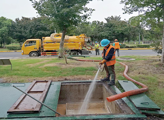 双流化油池清理